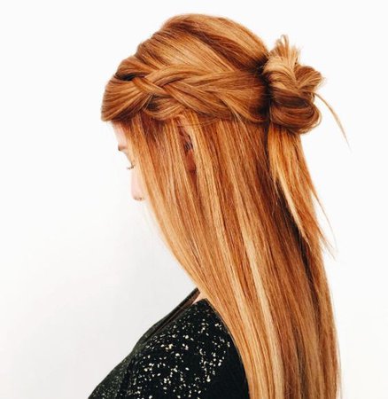 copper hair ponytail - Google Search