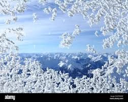 real mountain winter window scene png - Google Search