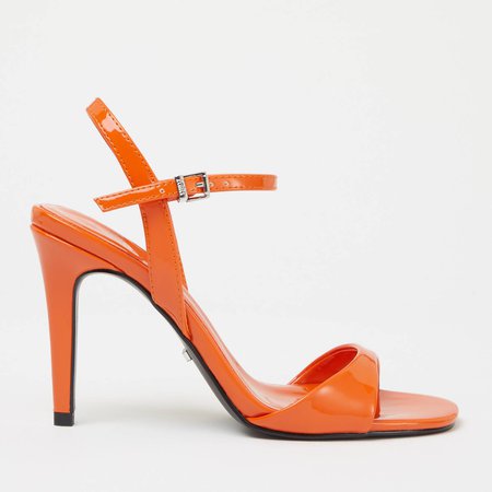 Faith Orange 'Less' High Stiletto Heel Sandals | Debenhams