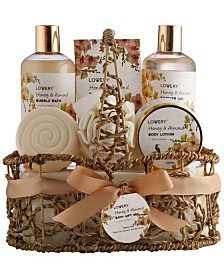 Lovery 9 Piece Vanilla Coconut Home Spa Body Care Gift Set & Reviews - All Perfume - Beauty - Macy's