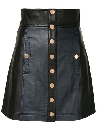 Alice McCall high waist leather mini skirt