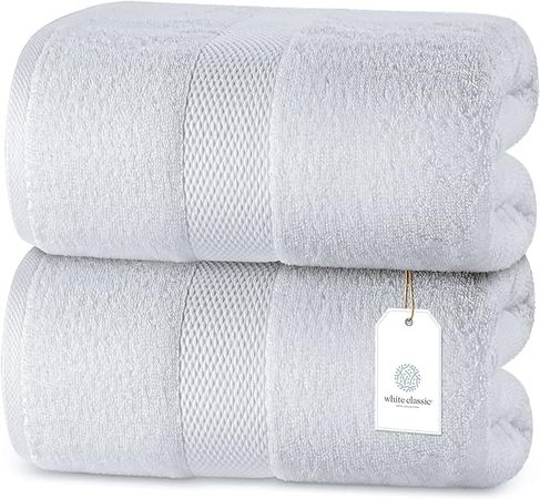 Amazon.com: Luxury Bath Sheets Towels for Adults Extra Large | Highly Absorbent Hotel Collection | 35x70 Inch | 2 Pack (White) : Home & Kitchen