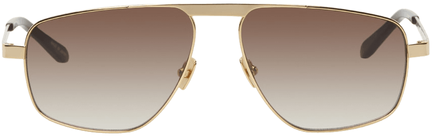 BELSTAFF, Gold Barham Aviator Sunglasses