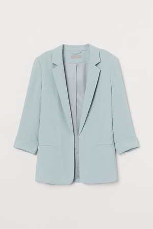 Crêped Jacket - Mint green - Ladies | H&M US