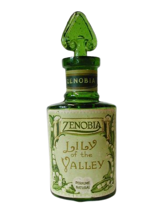 Zenobia, lily of the valley, scent bottle