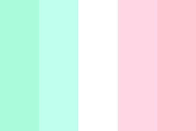 Mint and Pink Color Palette