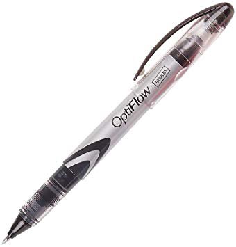 Staples OptiFlow Rollerball Pens, Fine Point, Black, 1 Dozen: Amazon.ca: Office Products