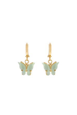 Green Butterfly Earrings | Trendy, Affordable, Unique | Chvker Jewelry
