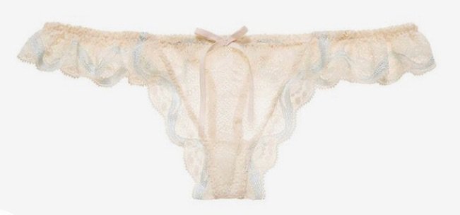 ruffle lace bow panties