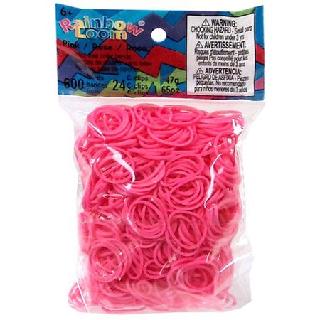 Rainbow Loom Pink Rubber Bands Refill Pack [600 ct] - Walmart.com - Walmart.com