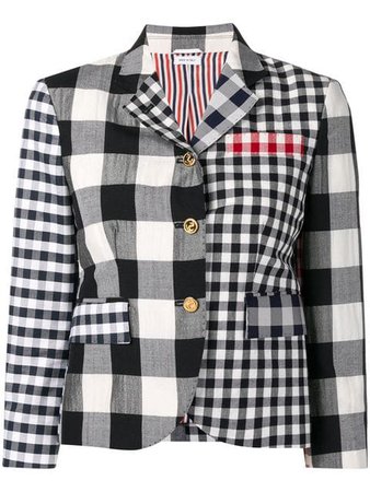 Thom Browne Fun-Mix Gingham Check Sport Coat $1,140 - Buy Online - Mobile Friendly, Fast Delivery, Price