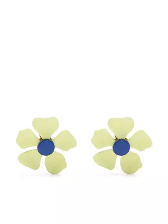 Moschino '60s Flower Earrings - Farfetch