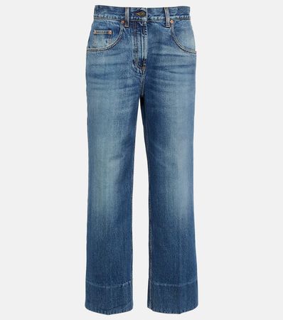 Wide Leg Jeans in Blue - Gucci | Mytheresa
