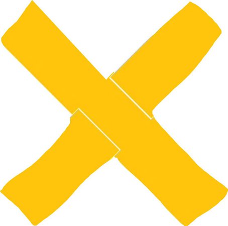 Yellow X