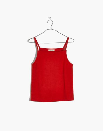 Apron Tank Top red