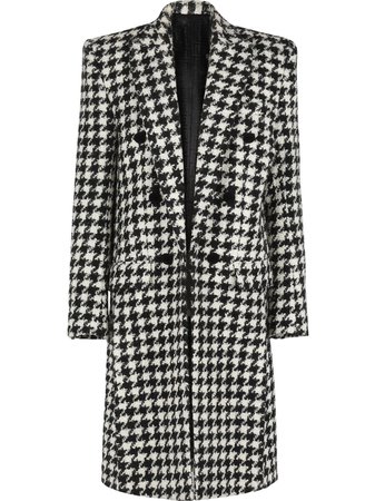 Balmain double-breasted Houndstooth Coat - Farfetch