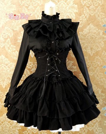 Strawberry Witch Elegant High Waist Lolita Skirt