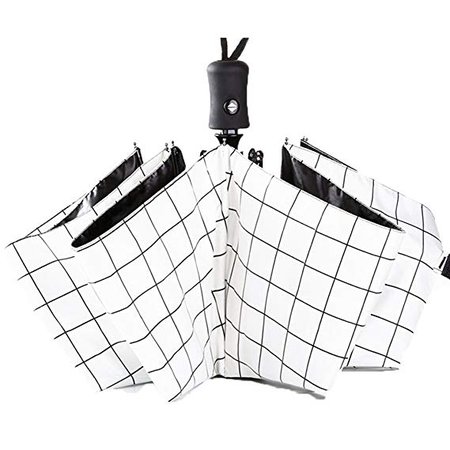 YIJODM Automatic Folding Travel Umbrella UV Block Protection Folding Umbrella Auto Open and Close: Amazon.co.uk: Luggage