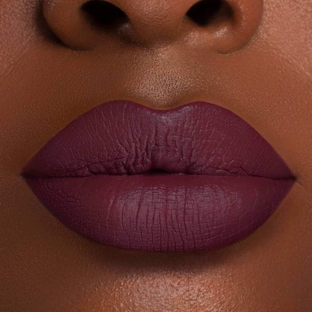 *clipped by @luci-her* PLUM QUEEN- Muted Plum Liquid Matte Lipstick - Dose of Colors
