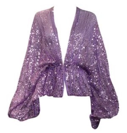 purple sequin blouse jacket