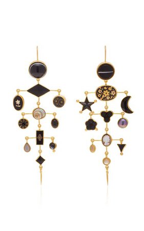Gold-Plated And Multi-Stone Earrings By Grainne Morton | Moda Operandi