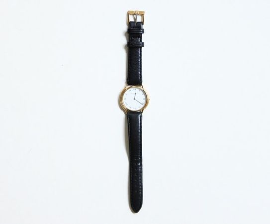 dior black vintage watch