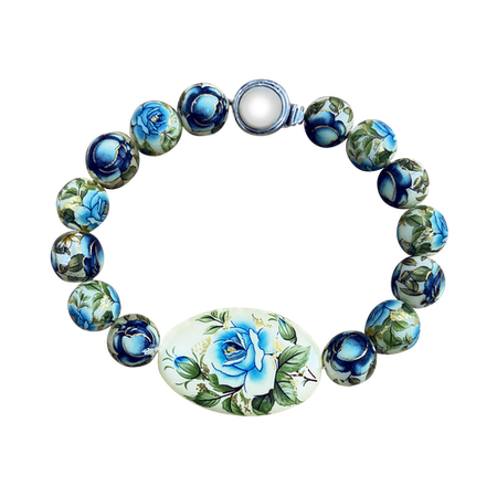 blue rose bracelet - Google Search