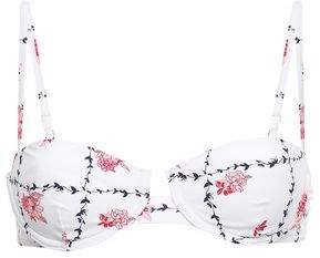 Dalia Floral-print Underwired Bikini Top