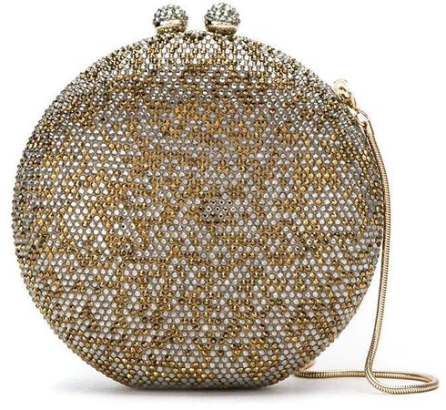 Isla crystal embellished clutch bag