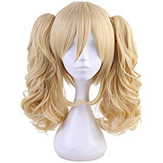 Amazon.com: 26" Long Curly Cosplay Wigs Heat Resistant Hair,Clip On Ponytails with Free Wig Cap for Costume Party,Halloween Decor(black red): Beauty