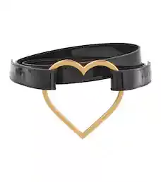 Blumarine - Heart patent leather belt | Mytheresa