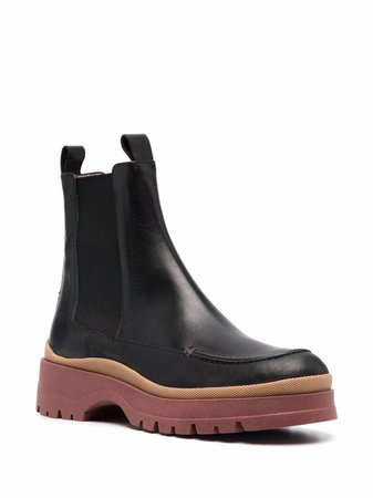 Alysi Contrasting Sole Chelsea Boots - Farfetch