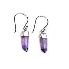crystal earrings amethyst – Google Suche