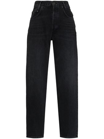 Shop AGOLDE baggy high-rise jeans with Express Delivery - FARFETCH
