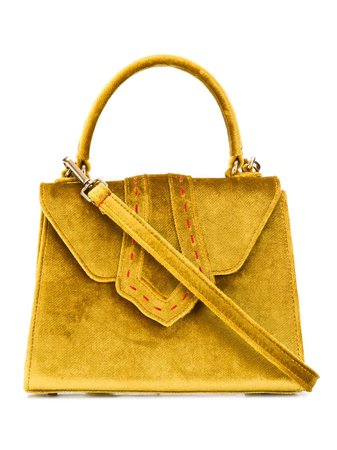 Mehry Mu Velvet Structured Tote - Farfetch
