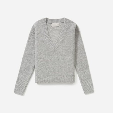 Women’s Teddy V-Neck Sweater | Everlane grey