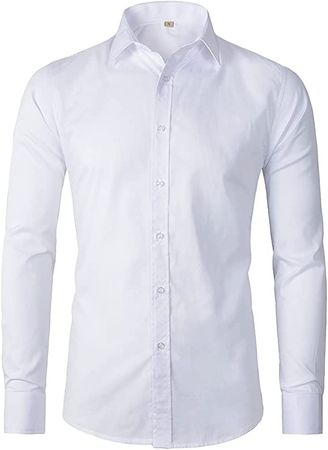 Beninos Mens Classic Button Down Dress Shirt Regular Fit at Amazon Men’s Clothing store