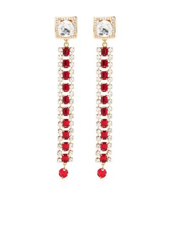 Alessandra Rich crystal-embellished Drop Earrings - Farfetch