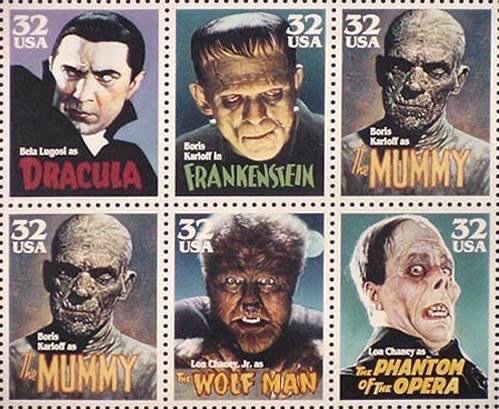 horror stamps