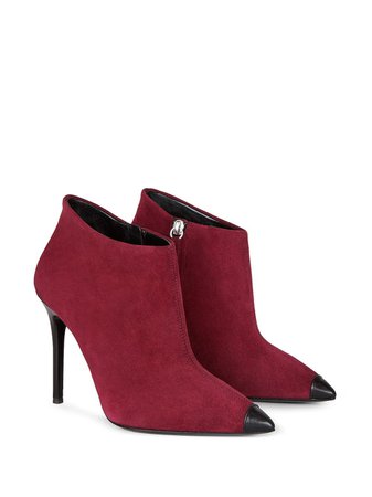 Giuseppe Zanotti Pointed Leather Ankle Boots - Farfetch