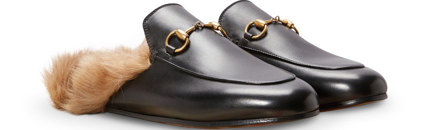 Women's Leather Princetown Mules | GUCCI | 24S