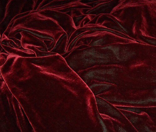 red soft fabric
