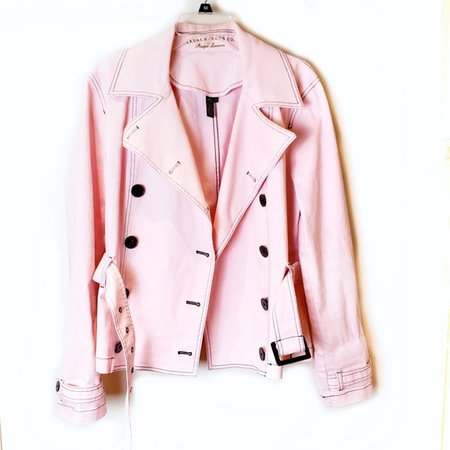 Ralph Lauren Jackets & Coats | Jean Pink Denim Jacket L | Poshmark