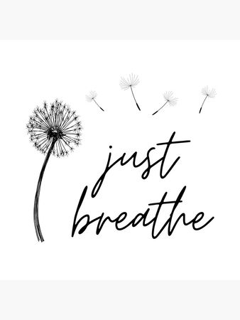 "Just breathe" Canvas Print for Sale by Joel-QO | Redbubble