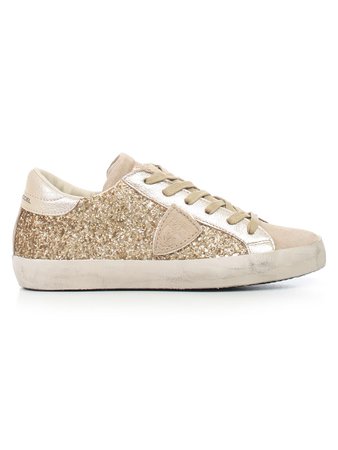 Philippe Model Sneakers Low Gold Glitter