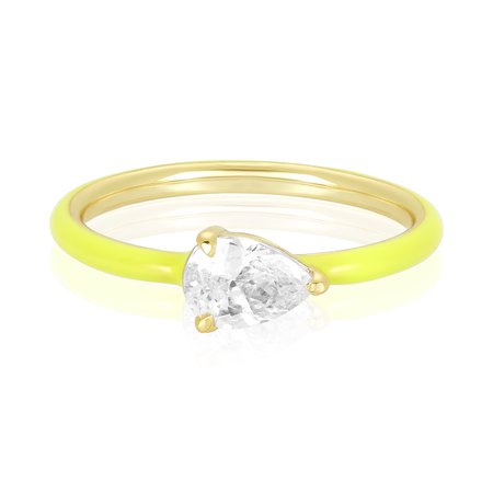 Lemonade Enamel Ring – Melinda Maria Jewelry