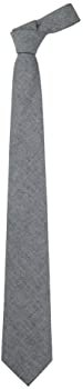 Jnjstella Men's Cotton Solid Necktie 3.15" Tie Dark Gray at Amazon Men’s Clothing store