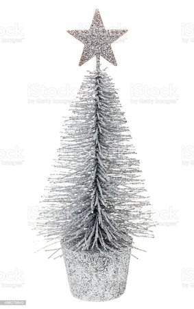 Tabletop Christmas Tree Stock Photo - Download Image Now - iStock