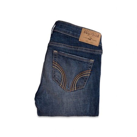 hollister folded jeans