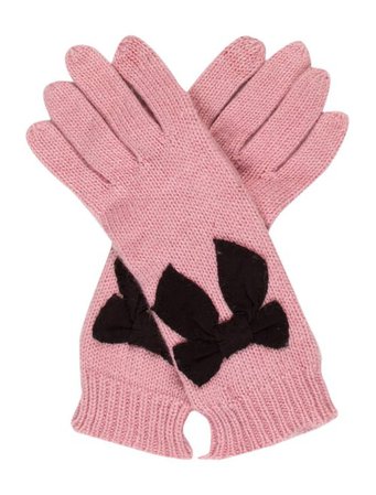 Kate Spade New York Knit Tech-Friendly Bow Gloves w/ Tags w/ Tags - Accessories - WKA104649 | The RealReal